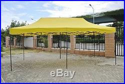 Lemon 10x20 Instant Canopy Beach Sun Shade Tailgate Shelter Home Backyard Gazebo