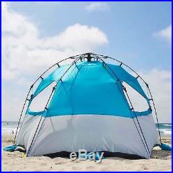LightSpeed Outdoor Quick Shelter withCarry Bag Sets Up In Seconds UPF+50 Sky-blue