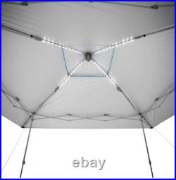 Lighted Instant Canopy with Roof Vents 13X13 Backyard Camping Shelter Canopies