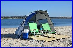 Lightspeed Outdoors Quick Cabana Beach Tent Sun Shelter Blue USED