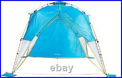 Lightspeed Outdoors Tall Canopy with Shade Wall Beach Tent Horizon Blue
