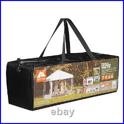 Lightweight 2-in-1 Bug Screen House, Canopy Tent for Camping 2 Doors & Floor