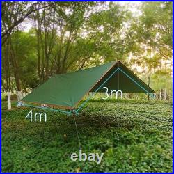 Lightweight Hiking Tent Fly Waterproof Camping Tarp Tarpaulin Survival Shelter