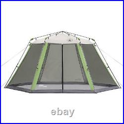 Lightweight Sun Shelter Coleman Screened Canopy 15 x 13 Tent With Instant Setup