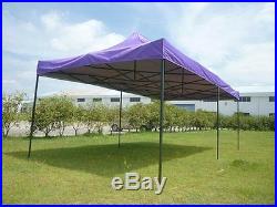 Lilac 10x20 Instant Canopy Beach Sun Shade Tailgate Shelter Home Backyard Gazebo
