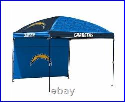 Los Angeles Chargers NFL 10' X 10' Dome Tailgate Party Canopy Logo Wall Tent Bag
