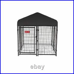 Lucky Dog Stay Series Studio Jr. Kennel Pen with Waterproof Cover, Gray (Open Box)