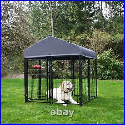 Lucky Dog Stay Series Studio Jr. Kennel Pen with Waterproof Cover, Gray (Open Box)