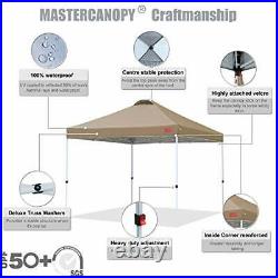 MASTERCANOPY Pop-up Canopy Tent Commercial Instant Canopy with Wheeled BagCan