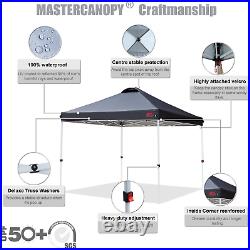 MASTERCANOPY Pop-up Canopy Tent Commercial Instant Canopy with Wheeled Sandbags