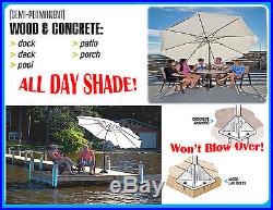 MORSHADE 180 9ft. Complete Portable Umbrella/Outdoor Canopy Shelter