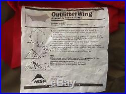 MSR Outfitterwing Tarp Tan Moss tent design NEW NEVER USED Wing
