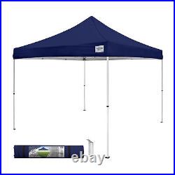 M Series Pro 2 10 x 10 Foot Shade Tent with Roller Bag, Navy Blue (Open Box)