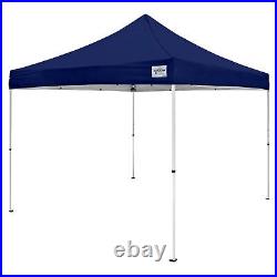 M Series Pro 2 10 x 10 Foot Shade Tent with Roller Bag, Navy Blue (Open Box)