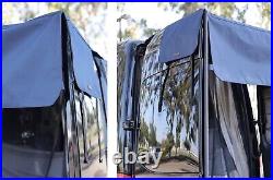Mercedes Sprinter awning rear door for high roof vans sun shade protection, Gray