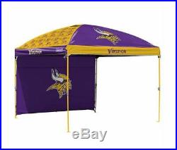 Minnesota Vikings NFL 10' X 10' Dome Tailgate Party Canopy Logo Wall Tent Bag
