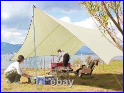 Monoprice Large Wing Tarp Shelter, 75D PU1500mm, Sun Shelter & Rain Cover