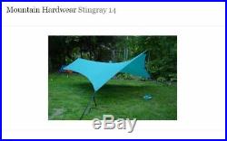 Mountain Hardwear Stingray River Moss Parawing Wing Shelter MSR Tarp Tent NEW