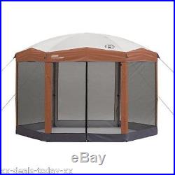 NEW 12x10ft Coleman Hex Instant Screened Canopy/Gazebo Party Outdoor Tent Patio