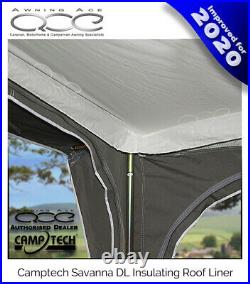 NEW Camptech Savanna DL Luxury Awning Insulating Clip In Roof Liner