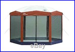 NEW Coleman 12x10 Hex Instant ScreenedCamping Beach Screen Canopy Shelter Tent