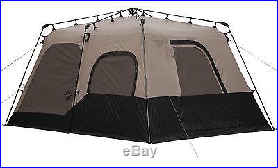 NEW! Coleman 14 x 10 Foot 8 Person Instant Two Room Tent with WeatherTec System