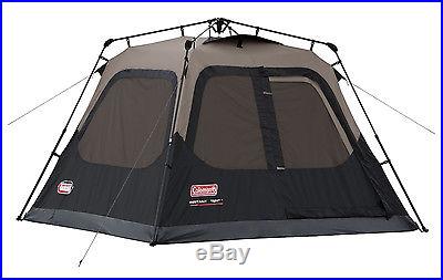 NEW! Coleman 4-Person Instant Tent fits One Queen Airbed (1 Minute Easy Setup)