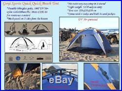 NEW Genji Sports Instant Push Up Beach Tent Sun Shelter FREE SHIPPING