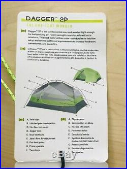 NEW Nemo Dagger Ultralight Backpacking Tent, 2 Person 3 season