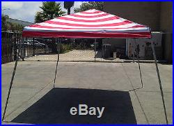 NEW Patriotic USA 10'x10' Pop Up Canopy with Powder Coated Steel Poles