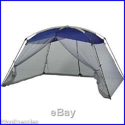 NEW! Screen House, Blue Canopy Gazebo Tent Outdoor Camping Hunting Fishing Beach