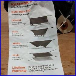 NWOT Kammok Kuhli Pro Weather Shelter Amphibiskin X Water Repellent