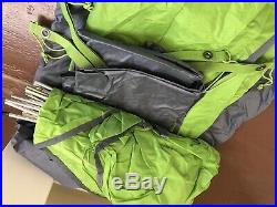 Nemo Galaxi 2P Tent with Footprint Birch Leaf Green 2-person Complete Unused