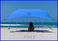 Neso Tents Beach Tent with Sand Anchor, Portable Canopy Periwinkle Blue