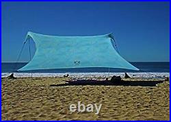 Neso Tents Gigante Beach Tent 8ft Tall 11 x 11ft Biggest Portable Beach Shade