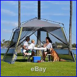 New 10 x 10 Canopy Tent Screen House Shade Shelter Carry Bag Telescoping Poles