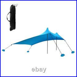 New Beach Tent Sun Shelter Canopy With Sandbag Anchors Sun Shade Tent For Beach