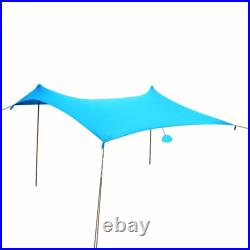 New Beach Tent Sun Shelter Canopy With Sandbag Anchors Sun Shade Tent For Beach