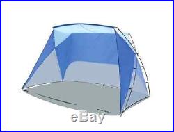New Camp Canopy Sport Shelter Blue Beach Cabana Tent Sun Shade Portable Outdoor