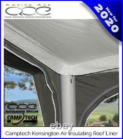New Camptech Kensington Air Awning Luxury Insulating Clip In Roof Liner