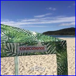 New Cool Cabanas UPF 50 cotton poly canvas, providing 50+ UV protection, 8 pocket