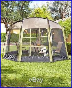 New Easy-Up 12'x14' Screen Gazbo Spacious Camping or Celebration Shade Tent