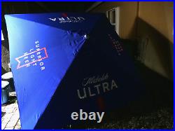 New Michelob Ultra Umbrella Canopy 15.5x15.5x205cm