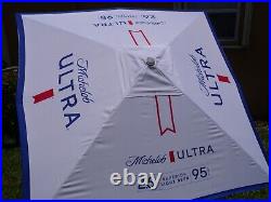 New Michelob Ultra Umbrella Canopy 15.5x15.5x205cm