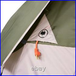 New Ozark Trail 2-Room 2-Door Outdoor Family Dome Tent Rain Fly Sleeps 8