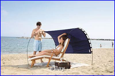 New Skincom Premium UV Adjustable Shade/Picnic Shelter Solar Beach Tent Navy