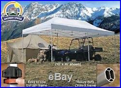 -New-Undercover Canopy Professional Popup Shade, 10 x 20 Event Reunion -Free