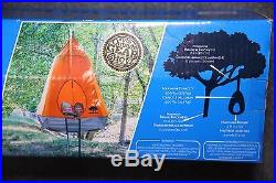 New in Box! Treepod Backyard Hanging Treehouse Tent Tangerine Orange