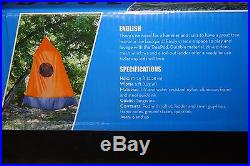 New in Box! Treepod Backyard Hanging Treehouse Tent Tangerine Orange