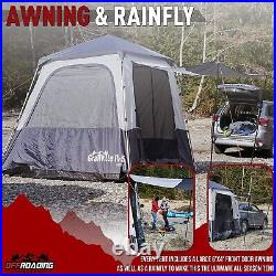 Offroading Gear Waterproof SUV Instant Popup Camping Tent 9' x 9' Sleeps Up t